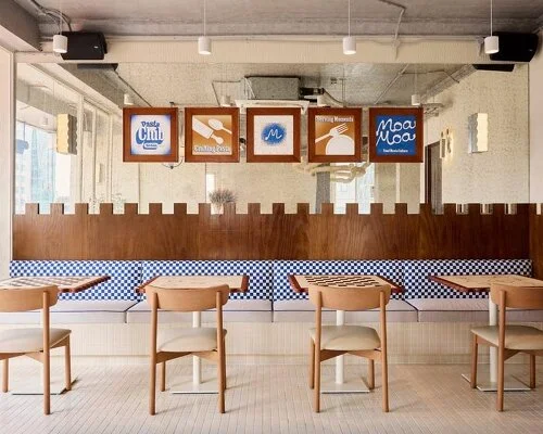 Vibrant Mosaic Gradients and Stylish Pasta Designs Transform Vietnamese Restaurant Interiors