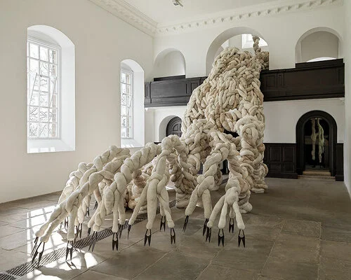 Nicola Turner Halts Wool and Horsehair Installation in Historic 18th-Century Chapel